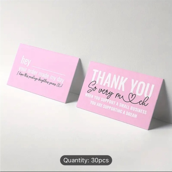 Thank You Cards (30-count) - Picture 3 of 7